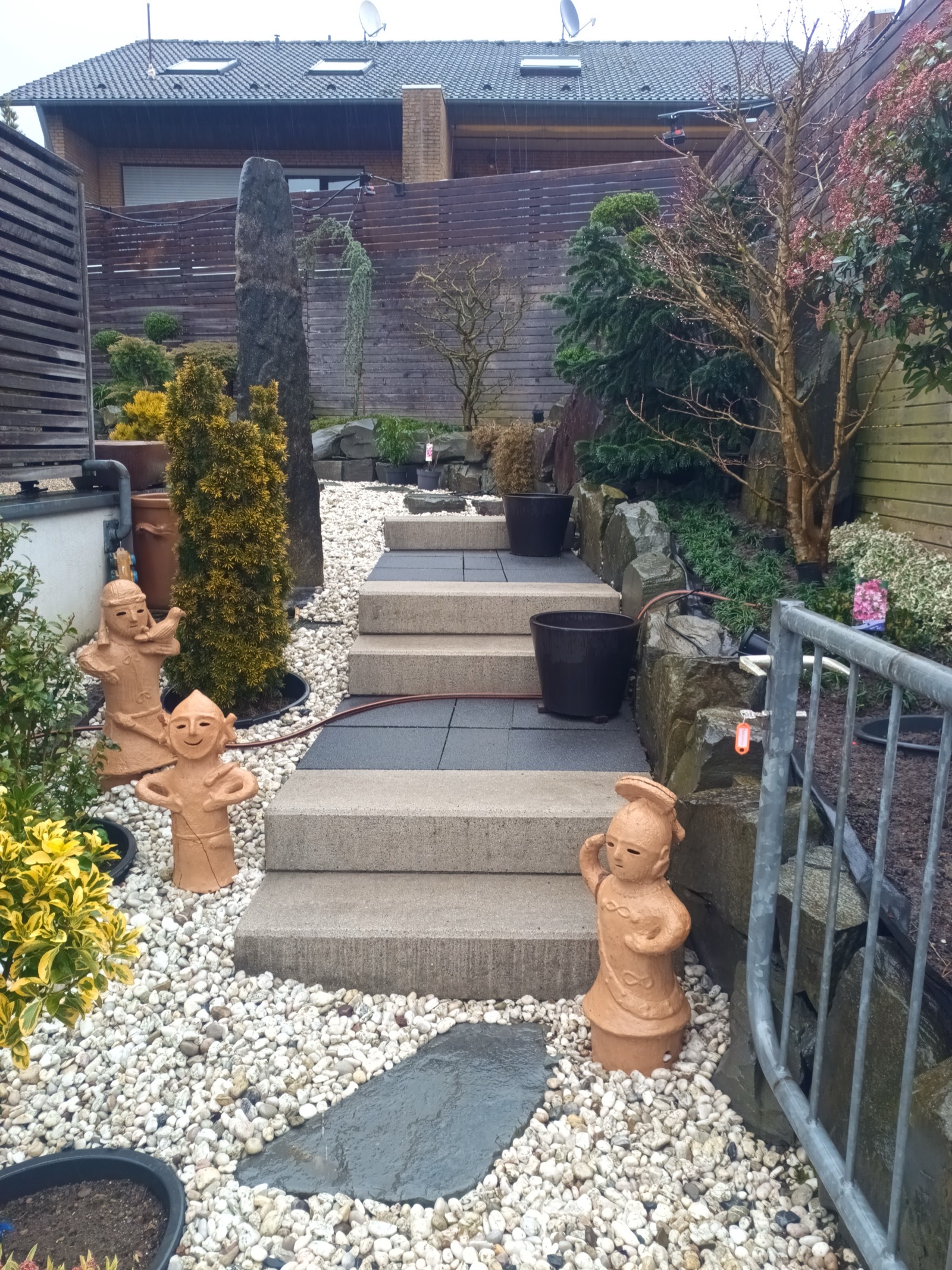 Japanischer Kiesgarten